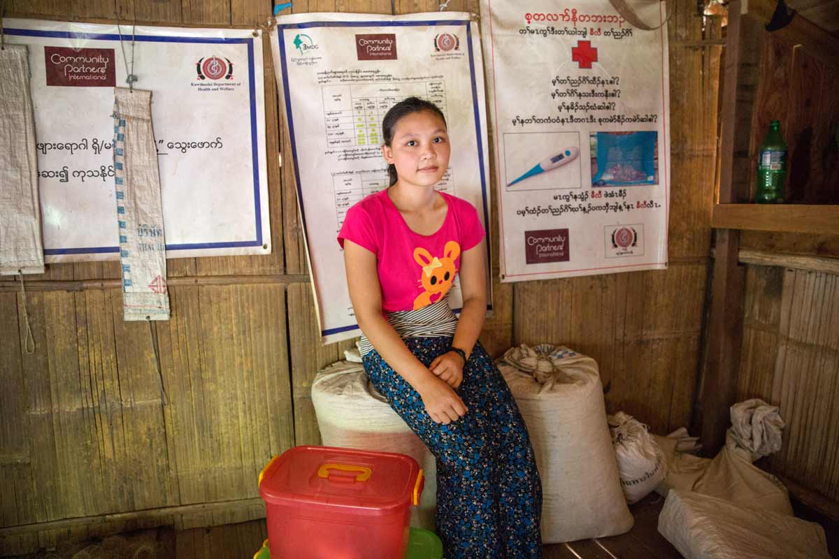 Trainerin für Malariaprävention Myanmar