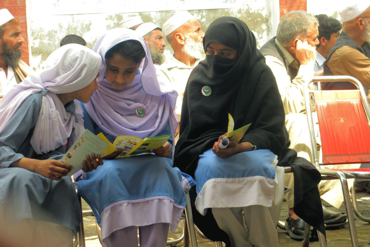 Informationsveranstaltung über Gesundheit und Hygiene in Pakistan