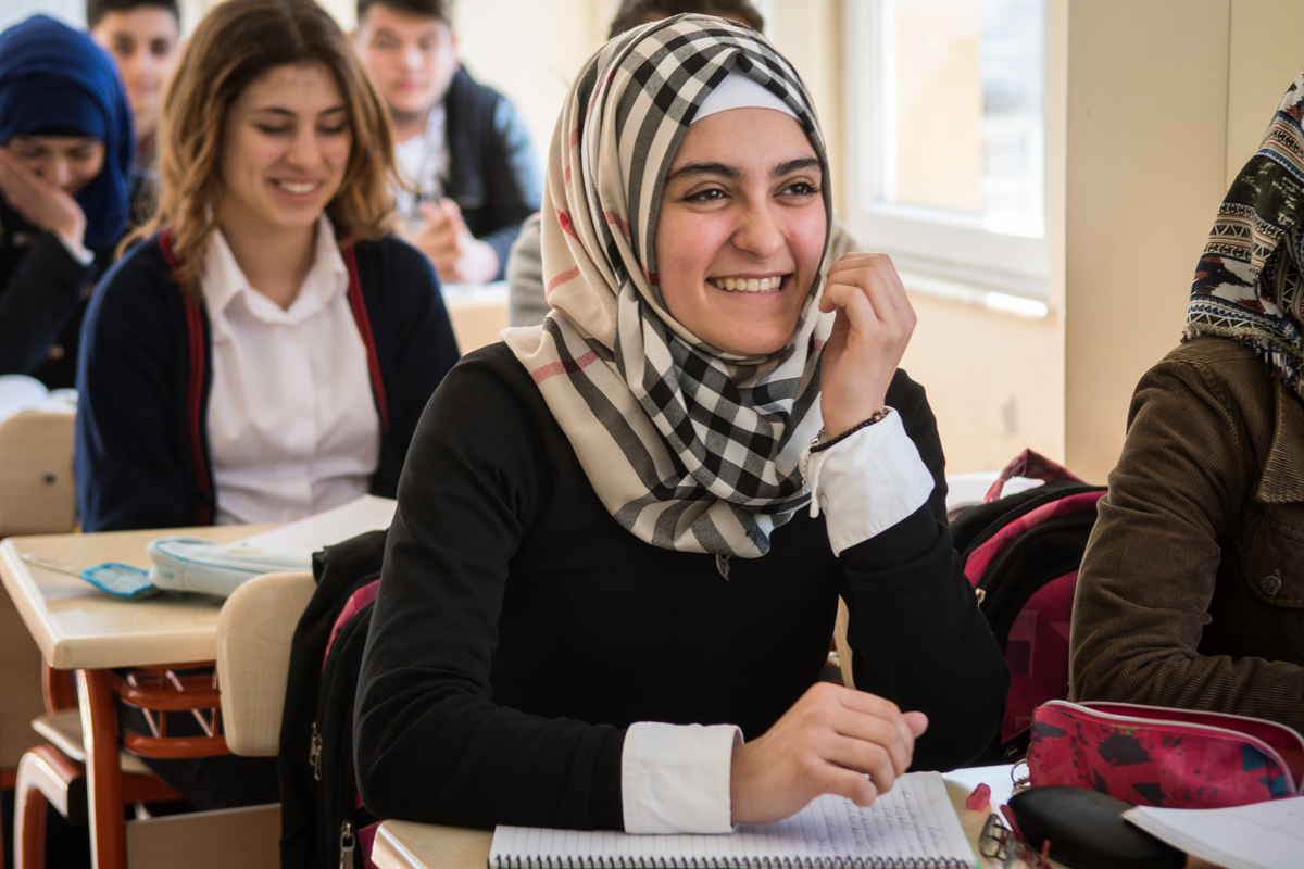 Schülerin aus Syrien in der Türkei