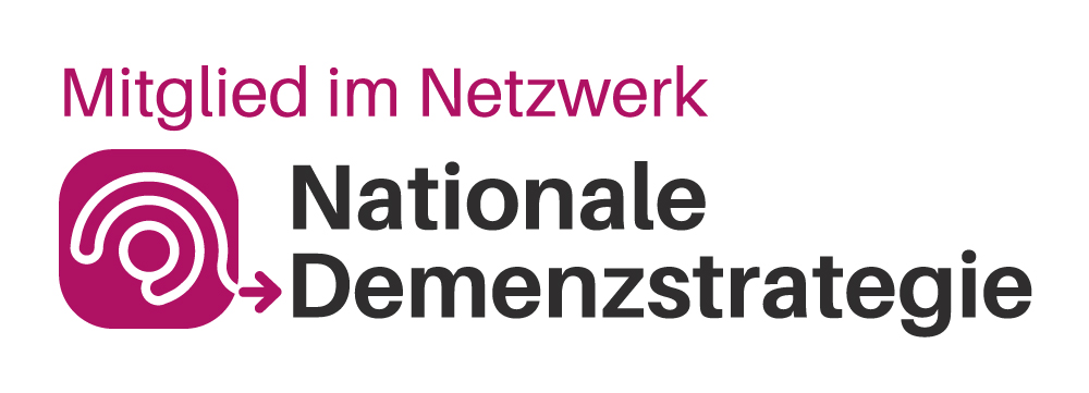 Logo Mitglied im Netzwerk Nationale Demenzstrategie