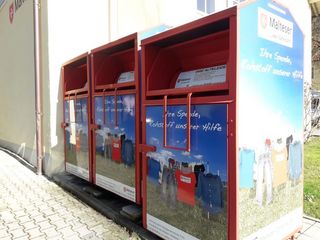 Altkleidercontainer in Passau