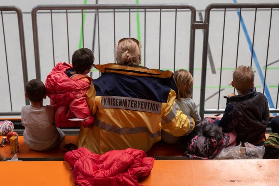Freiburger Malteser engagieren sich für geflüchtete Kinder aus der Ukraine.