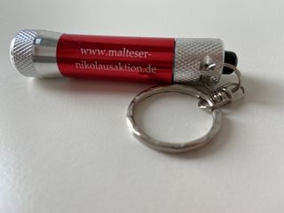 Mini-Taschenlampe der Malteser Nikolausaktion