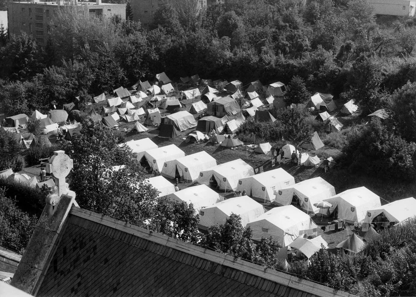 Die Betreuung des Zeltlager ist der bis dahin größte Auslandseinsatz des Malteser Hilfsdienstes.