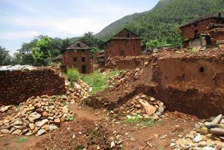 Hier sollen neue Häuser in Nepal entstehen