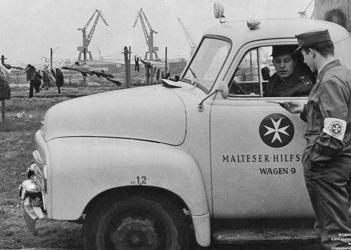 Hamburg: Die Malteser im Einsatz nach der Flut 1962