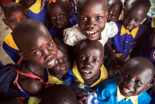 Schulkinder aus dem Südsudan