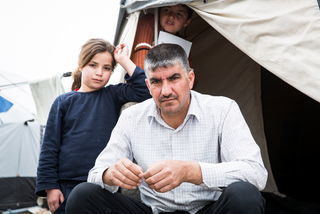 Vater und Tochter sind vor dem IS geflüchtet
